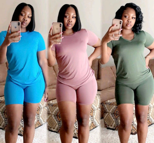 SALE (Essential Biker Short Sets (4Colors)