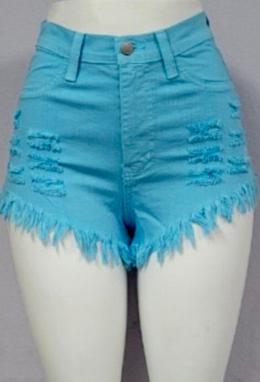 SALE (High Waisted Fringe Shorts)