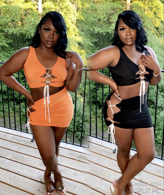 SALE (Kimora 2pc Skirt Set (2Colors)