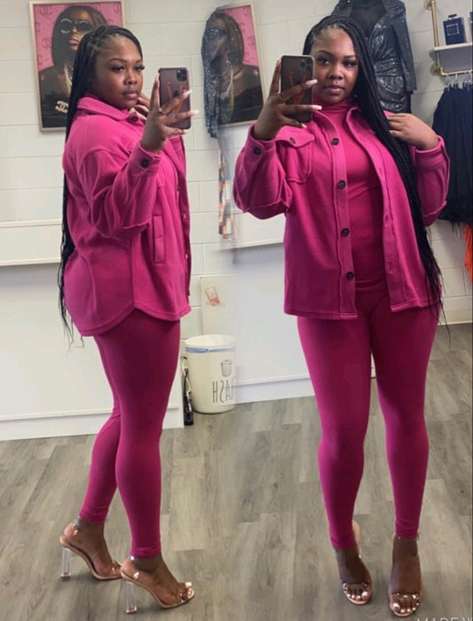 SALE (Shacket (Magenta)